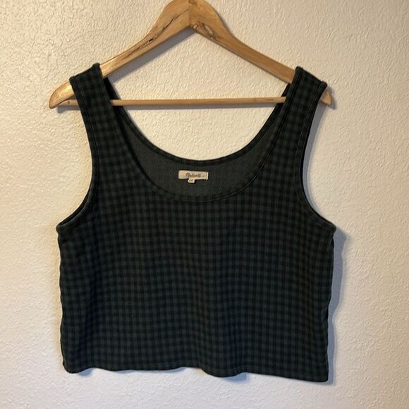 Madewell Gingham Jacquard Cardigan Twin Set XL - Picture 5 of 7